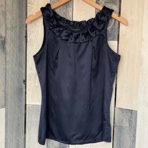 Banana Republic | Navy Satin Blouse